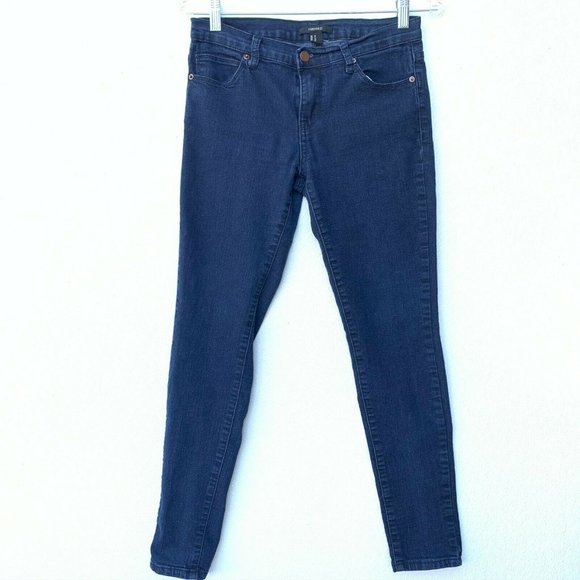 Forever 21 Women's Jeans‎ Size 27 Dark Wash Skinny - Picture 1 of 8